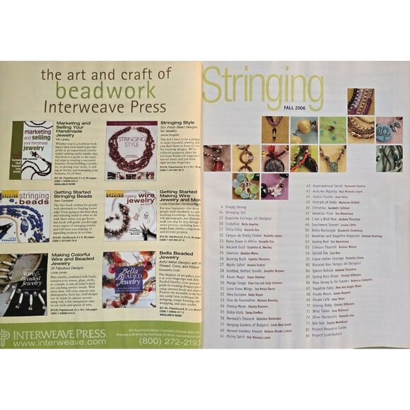 Stringing Magazine Fall 2006 125B Designs And How To Create Them - Picture 2 of 11